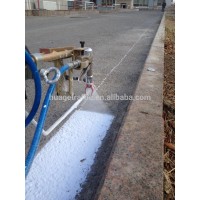 Hand push cold airless spraying two component road marking machine