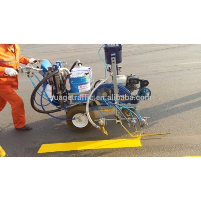 Manual Cold Airless Spraying Two Component Road Marking Machine