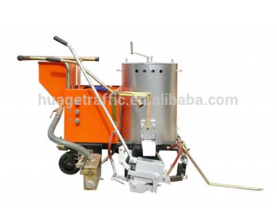 Cheapest manual hand-pushed screed thermoplastic traffic line marking machine for city roads, traffic line marking machine